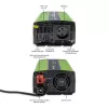 Autoinverter Qoltec Monolith 1200 W roheline 12 V