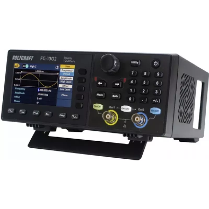 VOLTCRAFT FG-1302 funktsioonigeneraator võrgutoitega 1 µHz - 30 MHz kahe kanaliga suvalise lainekujuga (VC-13082820)