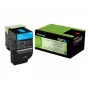 Lexmark 702C R toonerkassett 1 tk Originaal tsüaan
