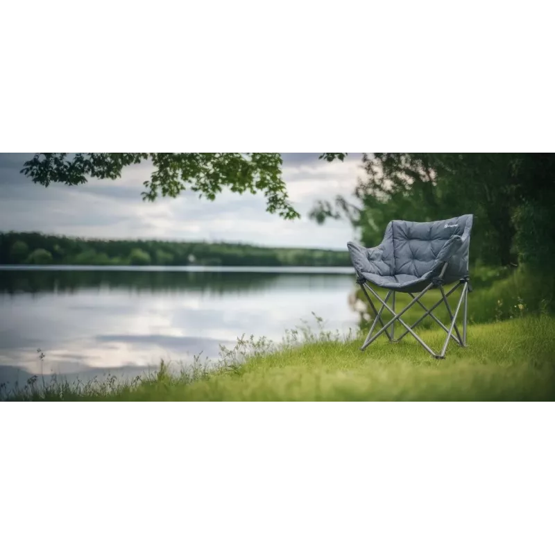 Matkatool Outwell Sardis Lake Chair 470474 — 4-jalgne kokkupandav tool, max kandevõime 150 kg, Must/Hall