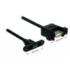 USB-kaabel Micro-USB B USB A DeLOCK 85109 0,25 m