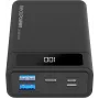 RealPower PB-20k PD - Must - Peakomplekt/Peakomplekt - MP3/MP4 - Mobiiltelefon/Nutitelefon - Nutikell - Tahvelarvuti - Ristkülik - 20000 mAh - USB - 74 Wh (306949)