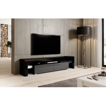 Cama TV-alus TORO 200 must/hall läikiv