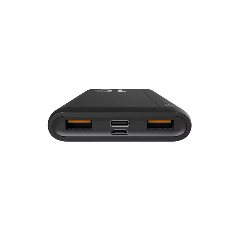 Kaasaskantav laadija Silicon Power QP15 10000 mAh, LiPo, 2x USB-A + 2x USB-C, Micro-USB sisend, must