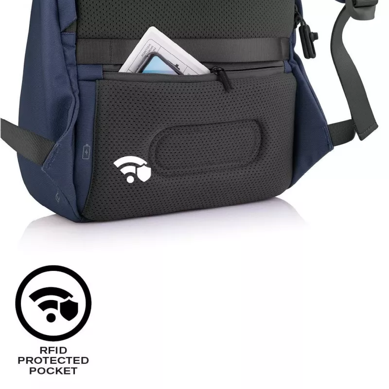 Igapäevane seljakott XDDESIGN Bobby Soft 15,6-tollise sülearvutipesaga, 16 l, tumesinine, PET