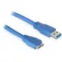 USB-kaabel DeLOCK 83502 USB 3.2 Gen 1 5 m USB A-pistik Micro-USB B-pistik sinine