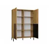 KAMARO 4DK õhuke/GŁ tamm ARTISAN DISPLAY CABINET