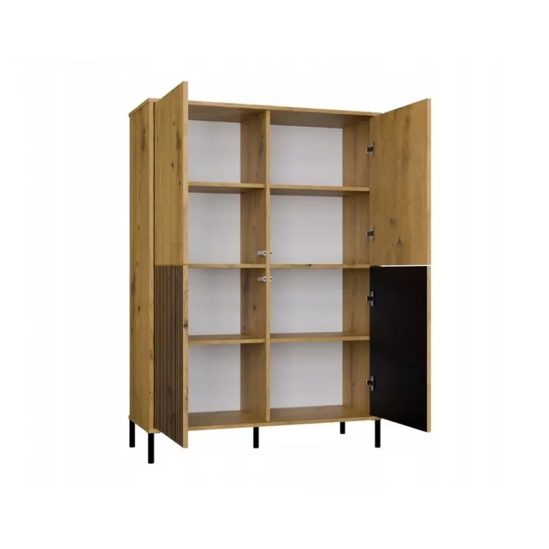 KAMARO 4DK õhuke/GŁ tamm ARTISAN DISPLAY CABINET