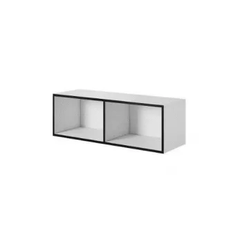 Cama Meble panipaik ROCO RO2 1120×370×370 mm avatud valge/must põrandalle asetatav