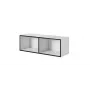 Cama Meble panipaik ROCO RO2 1120×370×370 mm avatud valge/must põrandalle asetatav