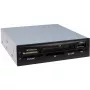 Inter-Tech Nitrox Multi Card Reader CI-02 - Kaardilugeja - 8,9 cm (3,5 tolli) (CF I, CF II, MS, MS PRO, Microdrive, MMC, SD, MS Duo, xD, MS PRO Duo, TransFlash, microSD, SDHC, MS Micro)