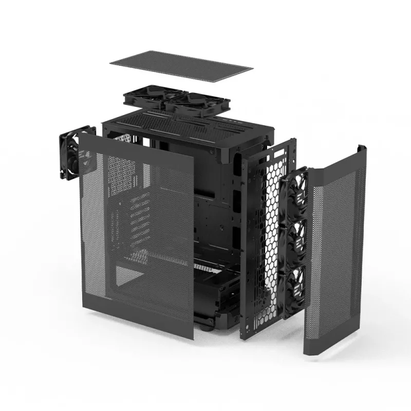 Arvuti korpus I4 ATX Mid Tower 6 ventilaatoriga