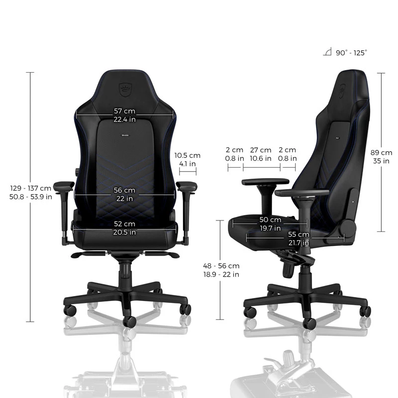 noblechairs HERO mänguritool - Must/Sinine