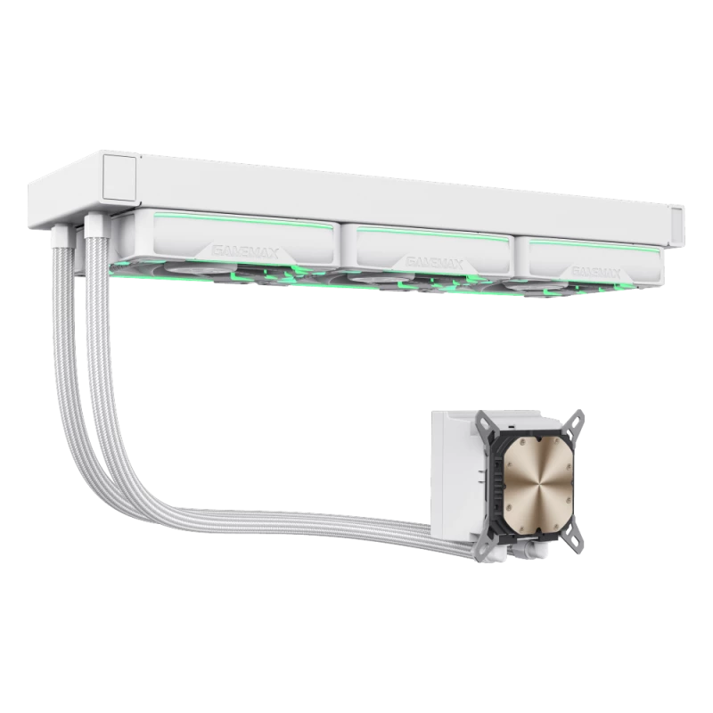 Gamemax | CPU Liquid cooler | HAILSTORM 360 LCD | Valge