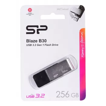 USB-mälupulk Silicon Power 256 GB USB Type-A 3.2 Gen 1 Blaze B30