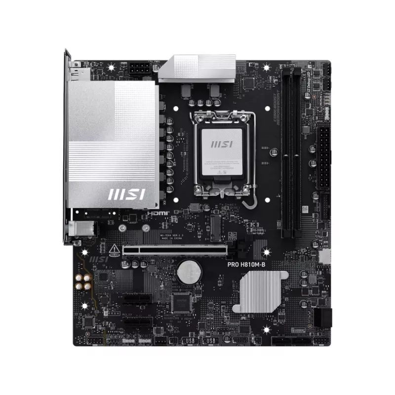 MSI PRO H810M-B emaplaat Intel H810 LGA 1851 (Socket V1) micro ATX