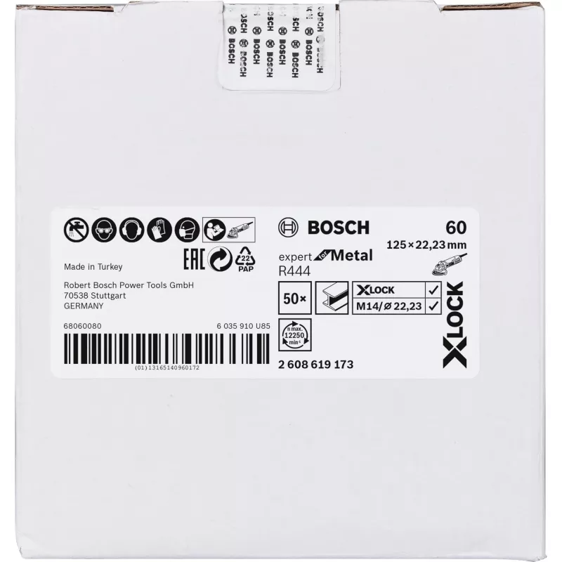 Bosch 2 608 619 173 pöörleva tööriista lihvimis-/lihvimisvarustus Teras Lihvketas