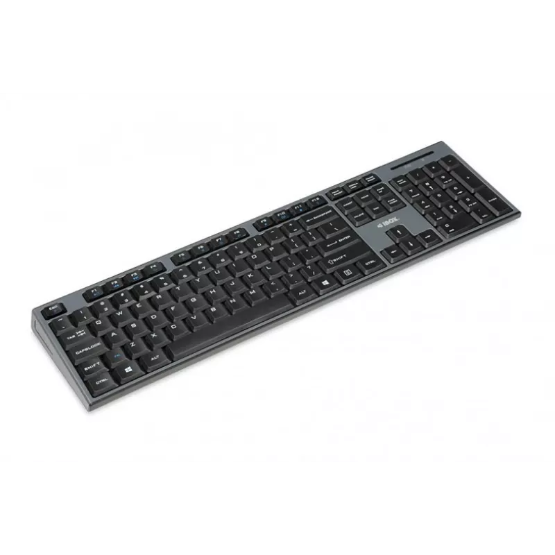 IBOX Desktop Kit Pro juhtmevaba klaviatuur ja hiir, QWERTY täissuuruses 104 klahvi, 2,4 GHz, 1200 DPI, must