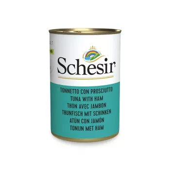SCHESIR tuunikala singiga puljongis - märg kassitoit - 140g