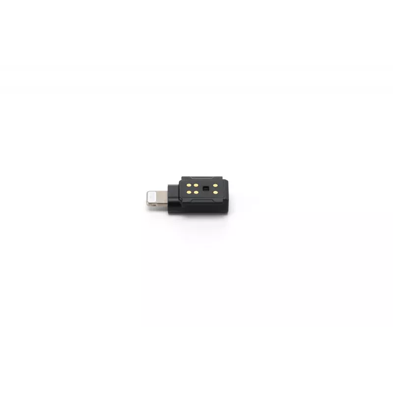 Audio adapter DJI Mic 3 Mobile Phone Adapter (Lightning) — Lightning-ühendus, must, Apple mobiilseadmetele