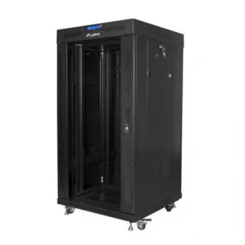 Rack-kapp 19 tolli 22U 600x600 mm must LANBERG FF01-6622-12BL