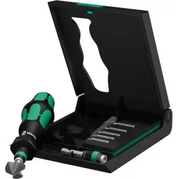Wera süvistuspuuride komplekt, 5 tk, 6,3 mm, 8,3 mm, 10,4 mm, 12,4 mm, 16,5 mm, 20,5 mm, HSS, 05104650001, 1/4 (6,3 mm), 1 komplekt (05104650001)