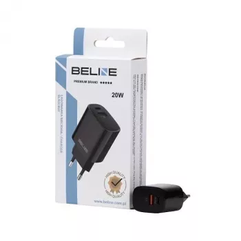 Laadija Beline Beli02159 — 20 W USB-C ja USB-A PD/QC ühilduv