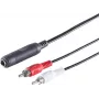 Audio kaabel ShiverPeaks 3-pole 6.3 mm to RCA (Cinch) 0.2 m, model 30521