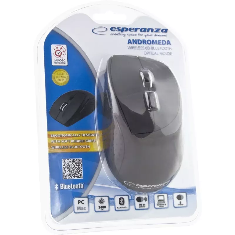 Esperanza EM123K hiir paremakäeline Bluetooth 2400 DPI
