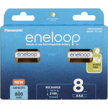 Laetavad patareid PANASONIC ENELOOP AAA 800 mAh 8 tk (BK-4MCDE/8HH)