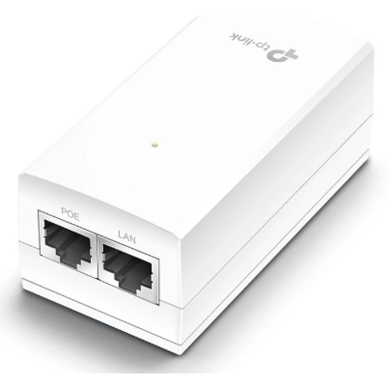 TP-Link 24V passiivne PoE-adapter, Gigabit Ethernet, 10,100,1000 Mbit/s, 10/100/1000, Cat3, Cat4, Cat5, Cat5e, Cat6, Valge, 100 m