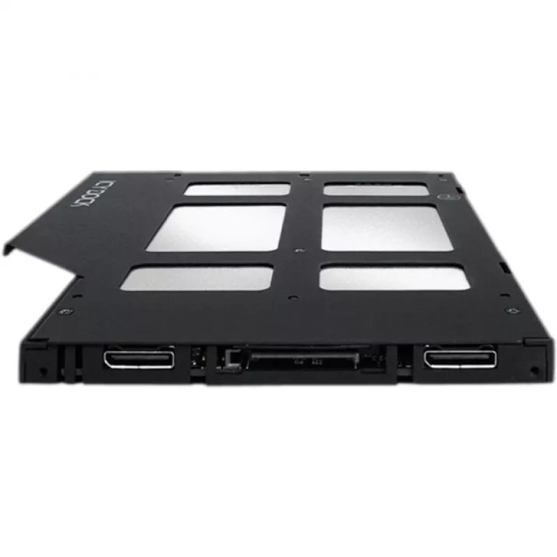 ICY DOCK - ToughArmor MB852M2PO-B - 2x M.2 NVMe PCIe 4.0 SSD zu 2x OCuLink Ultra Slim Wechselrahmen