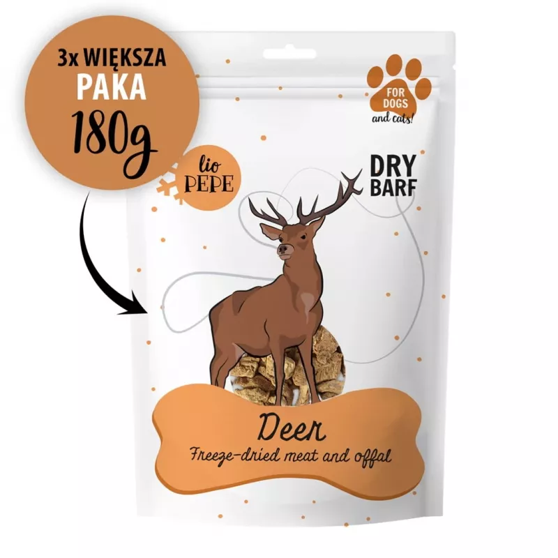 PAKA ZWIERZAKA Lio Pepe Deer XL - koeramaius - 180g