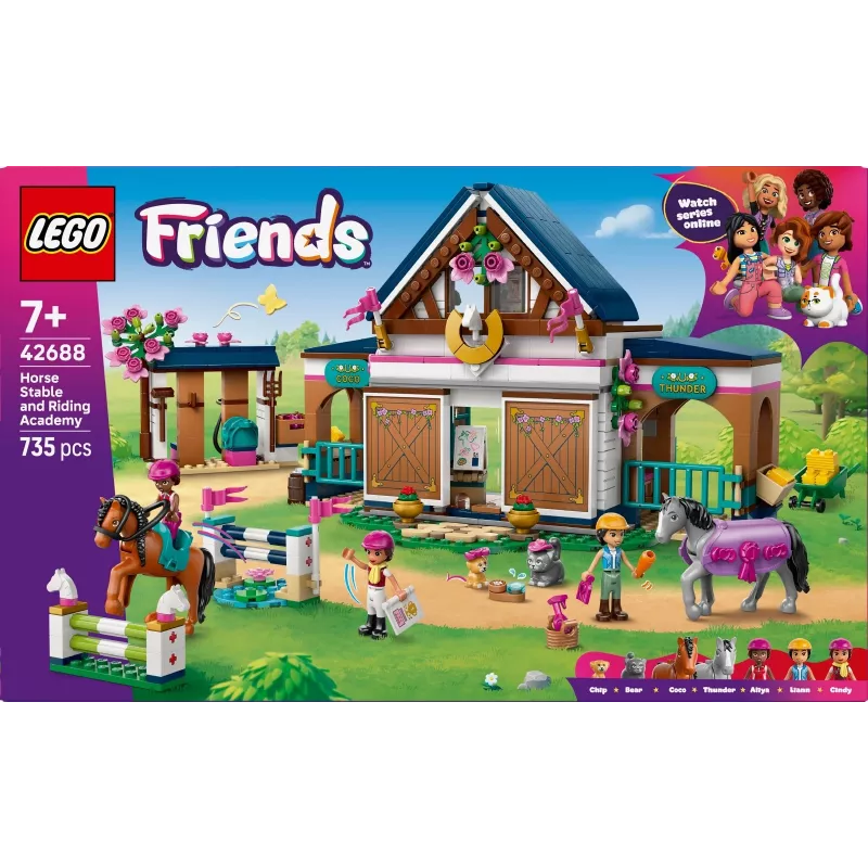 Blocks Friends 42688 Hobusetall ja Ratsakool