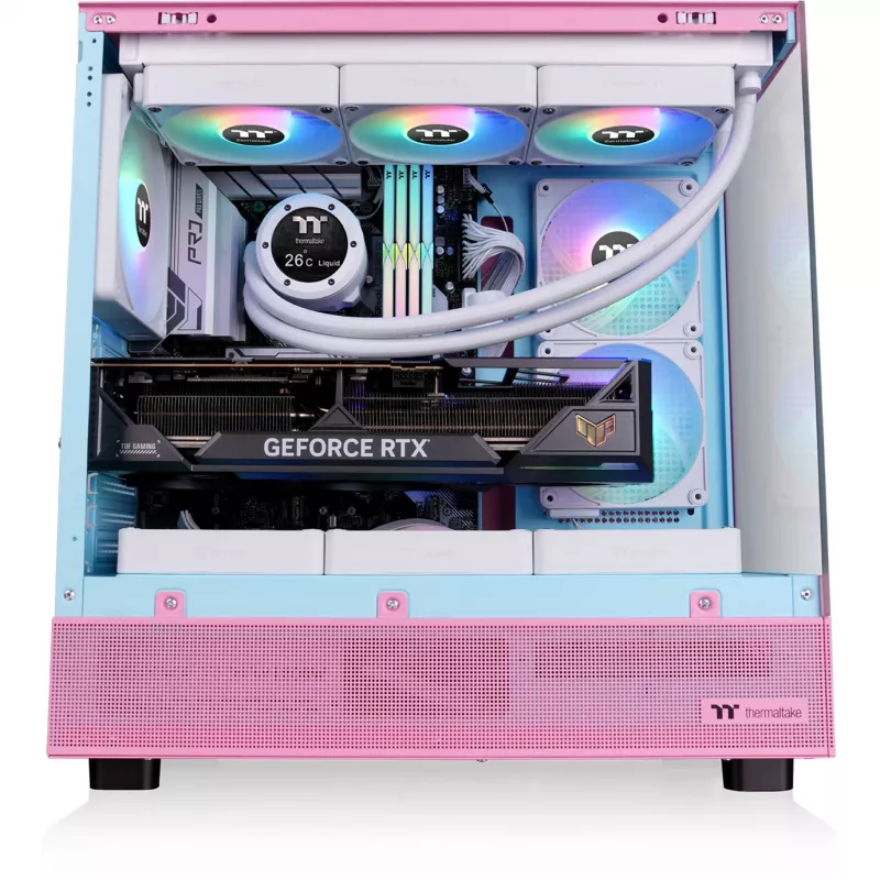 Thermaltake View 270 Plus TG ARGB Bubble Pink - korpus - ATX - Midi/Mini torn - ATX