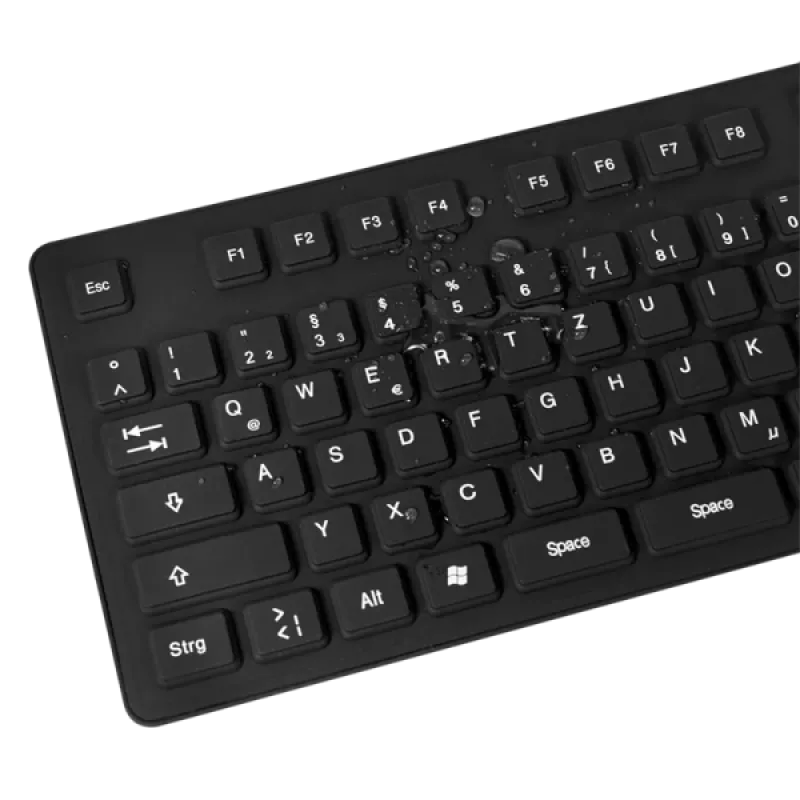 Klaviatuur LogiLink ID0019A Universal USB QWERTZ German Must