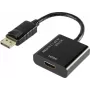 Video konverter Renkforce DisplayPort HDMI-le, mudel 1407508, must