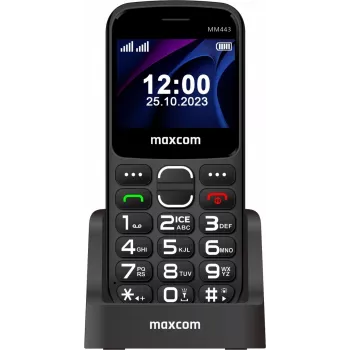 Maxcom Comfort MM443 S Laadijaga Ierna/must