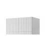 Cama meble riidekapp PAFOS 2D BASE 90×55,5×45 cm valge matt, 2 ust