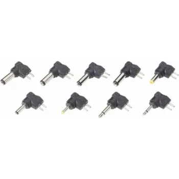 Adapterikomplekt Voltcraft 9ZC7 — 9 tk: 2 pistikupesa adapterit ja 7 madalpingeadapterit