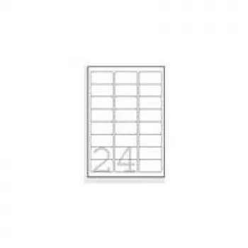 Avery Zweckform Avery Heavy Duty Laser Labels - Polyester - 63.5 x 33.9 mm 480 label(s) (20 Sheets x 24)