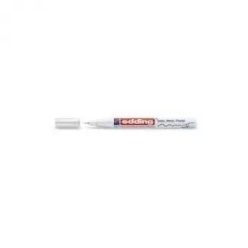 Edding 780 värvipliiats, valge, ümar ots, 0,8 mm