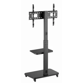 Gembird TVS-75S-02 teleri põrandaalus ratastega, 37–75, must