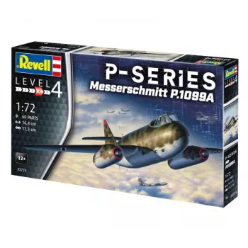 Plastikust lennukimudel REVELL Messerschmitt P.1099A-P-SER mõõtkavas 1/72