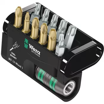 Kruvikeeramisotsakute komplekt Wera Bit-Check 12