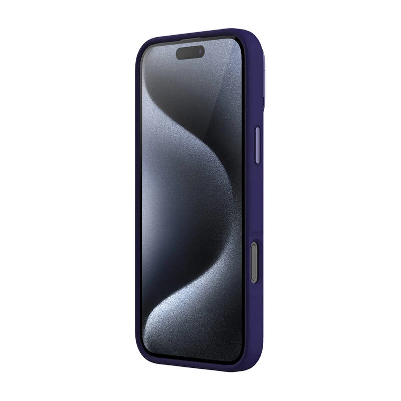 Telefonikott Nillkin LensWing Magnetic iPhone 16 Pro Maxile — lilla, magnetiline kinnitus, täpsed väljalõiked