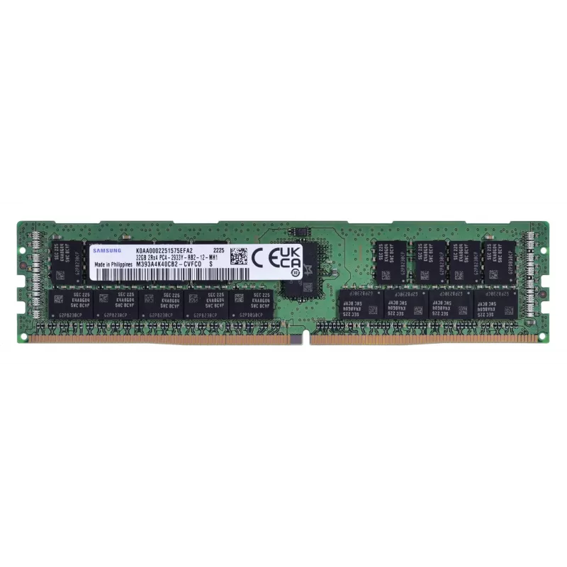 Samsung - DDR4 - Modul - 32 GB - DIMM 288-PIN - 2933 MHz / PC4-23400 CL21 1.2 V registriert ECC