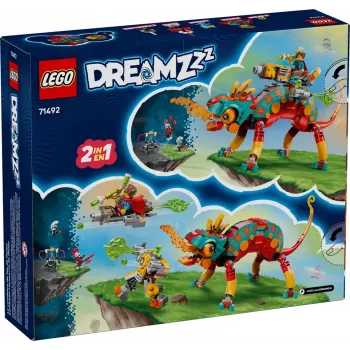 LEGO 71492 Dreamzz Mateo tulekameeleoni mängukomplekt, ehitusklotside mudel loovaks ehitamiseks
