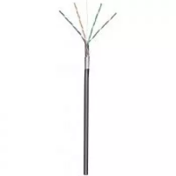 Wentronic goobay - Bulk Cable - 100,0m - Foilimata Varjestusega Keerdpaar (F/UTP) - CAT 5e - välistingimustesse, ümmargune, töökindel - Must (57294)