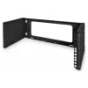 Seinale paigaldatav riiul Digitus DN-19 PB-4U-SW